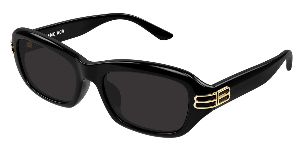Balenciaga® BB0471SK BB0471SK 001 55 Sunglasses - 001-Black