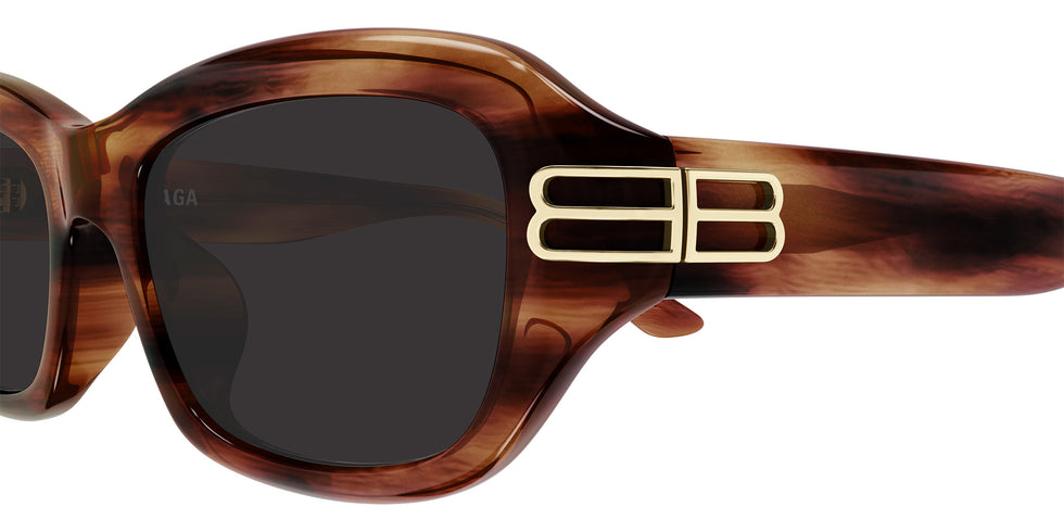 Balenciaga® BB0471SK BB0471SK 005 55 Sunglasses - 005-Brown