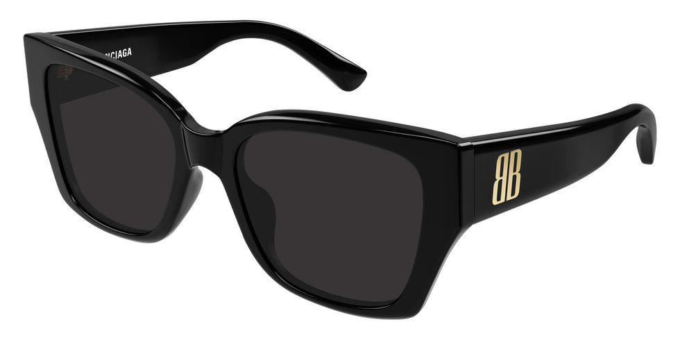 Balenciaga® BB0474S BB0474S 001 55 Sunglasses - 001-Black