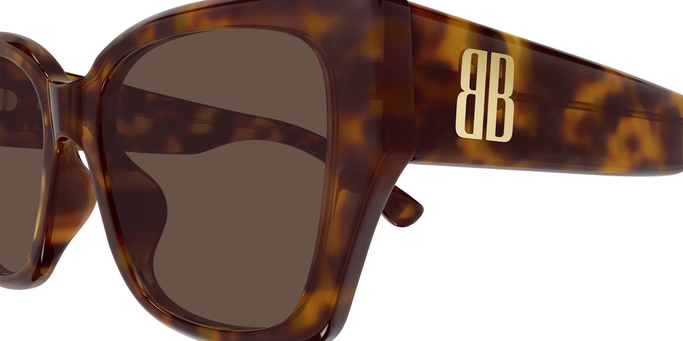 Balenciaga® BB0474S BB0474S 002 55 Sunglasses - 002-Havana