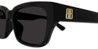 Balenciaga® BB0480SK BB0480SK 001 56 Sunglasses - 001-Black