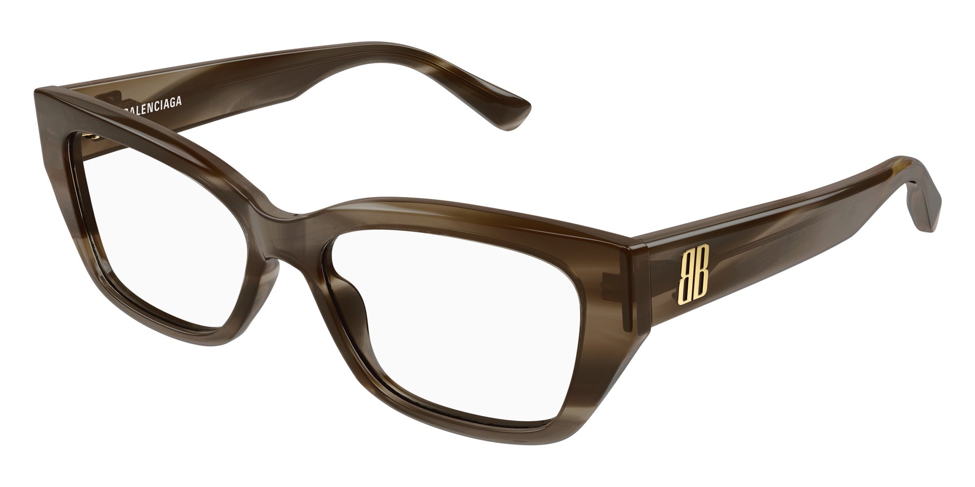 Balenciaga® BB0483O BB0483O 004 55 Eyeglasses - 004-Brown