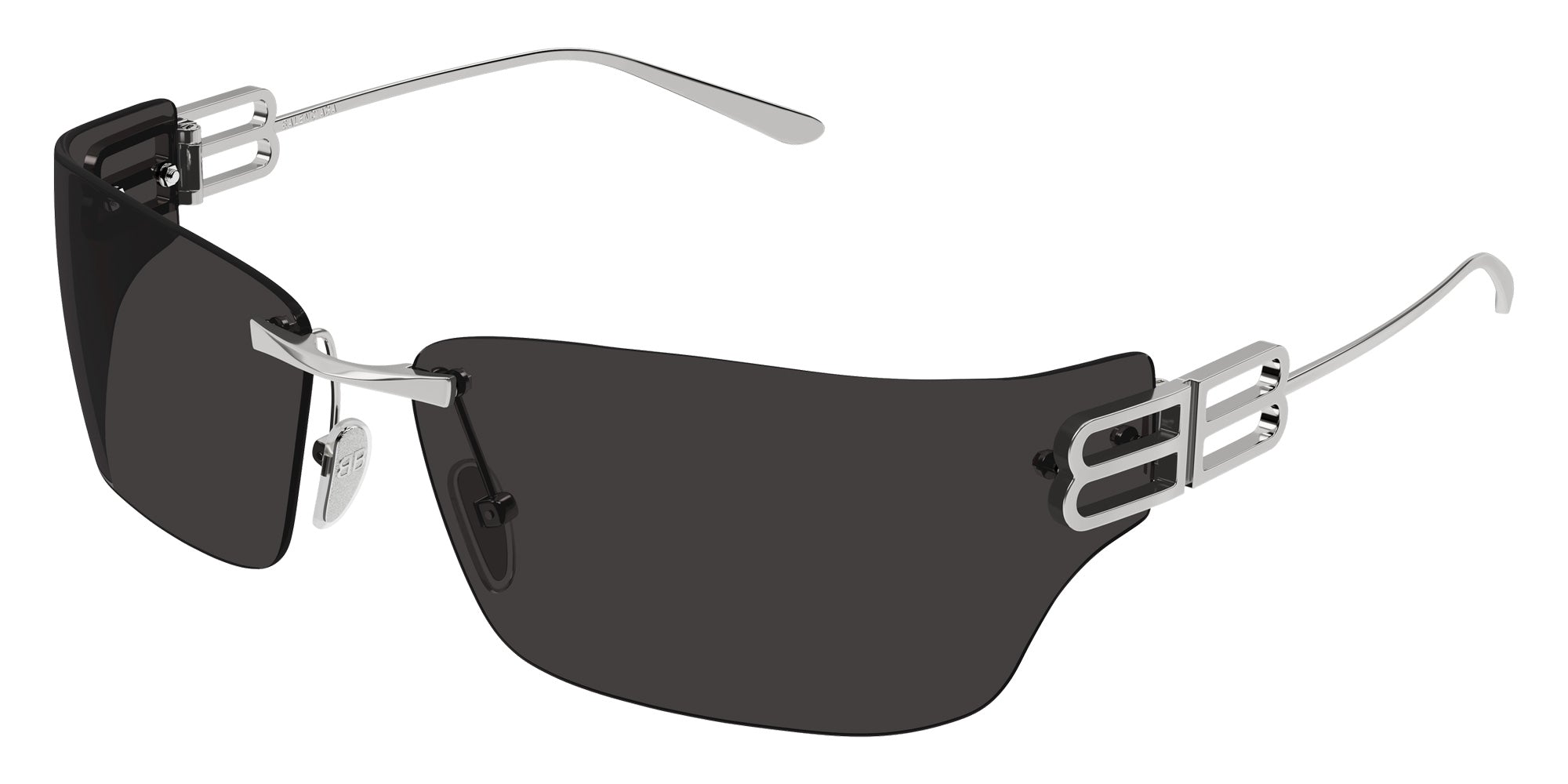 Balenciaga® BB0485SA BB0485SA 001 76 Sunglasses - 001-Gunmetal