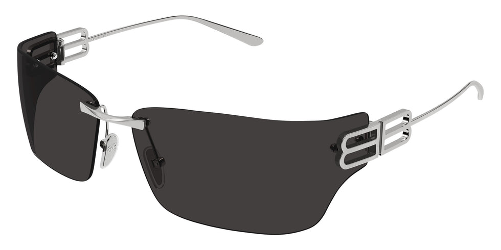 Balenciaga® BB0485SA BB0485SA 001 76 Sunglasses - 001-Gunmetal