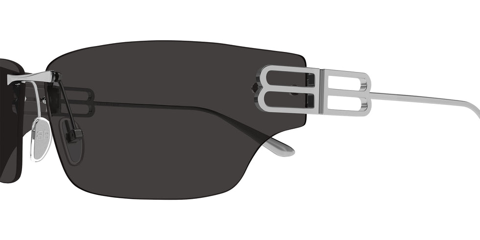 Balenciaga® BB0485SA BB0485SA 001 76 Sunglasses - 001-Gunmetal
