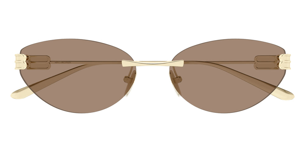 Balenciaga® BB0486S BB0486S 004 61 Sunglasses - 004-Gold