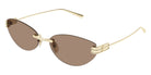 Balenciaga® BB0486S BB0486S 004 61 Sunglasses - 004-Gold