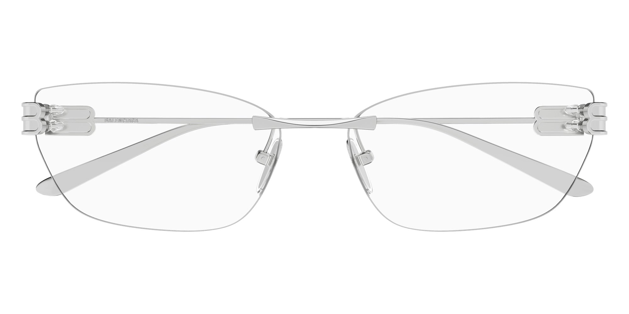 Balenciaga® BB0490O BB0490O 001 62 Eyeglasses - 001-Silver