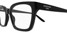 Balenciaga® BB0501O BB0501O 001 55 Eyeglasses - 001-Black