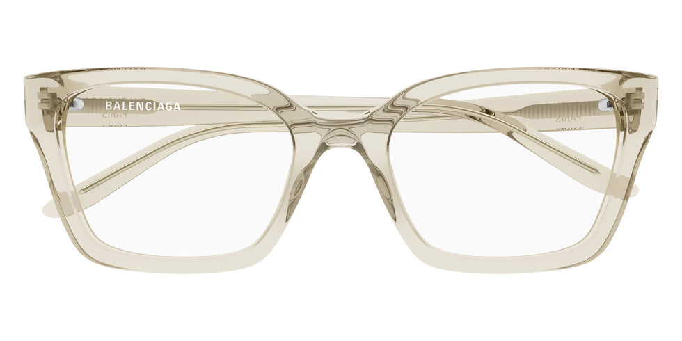 Balenciaga® BB0501O BB0501O 005 55 Eyeglasses - 005-Beige