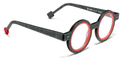 Sabine Be® Be Addict SB Be Addict 580 45 - Matt Marbled Mouse Gray / Neon Orange Miami Matte Eyeglasses