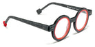 Sabine Be® Be Addict SB Be Addict 580 45 - Matt Marbled Mouse Gray / Neon Orange Miami Matte Eyeglasses