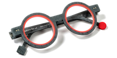 Sabine Be® Be Addict SB Be Addict 580 45 - Matt Marbled Mouse Gray / Neon Orange Miami Matte Eyeglasses