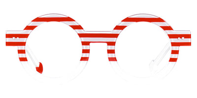 Sabine Be® Be Addict Stripe SB Be Addict Stripe 180 45 - Shiny Red Fat Stripes / Shiny White Eyeglasses