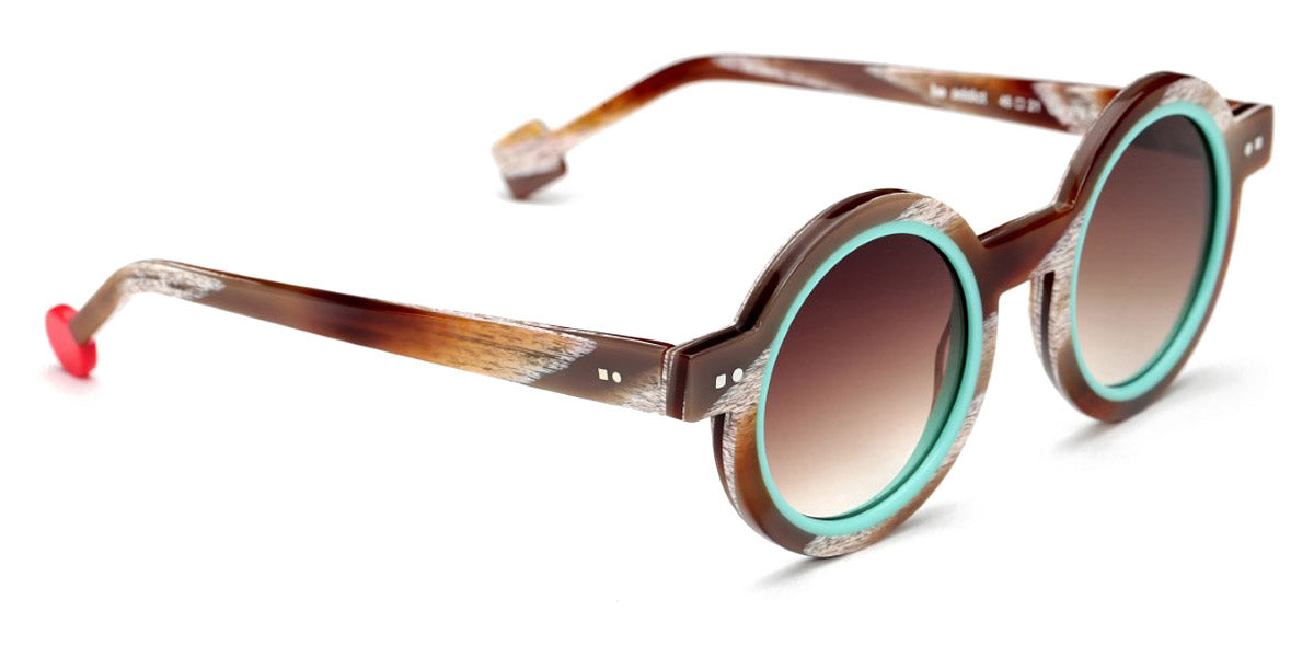 Sabine Be® Be Addict Sun SB Be Addict Sun 377 45 - Shiny Vintage Horn / Shiny Turquoise Sunglasses
