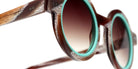 Sabine Be® Be Addict Sun SB Be Addict Sun 377 45 - Shiny Vintage Horn / Shiny Turquoise Sunglasses