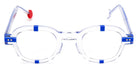 Sabine Be® Be Arty SB Be Arty 355 46 - Shiny Crystal / Shiny Majorelle Blue Eyeglasses