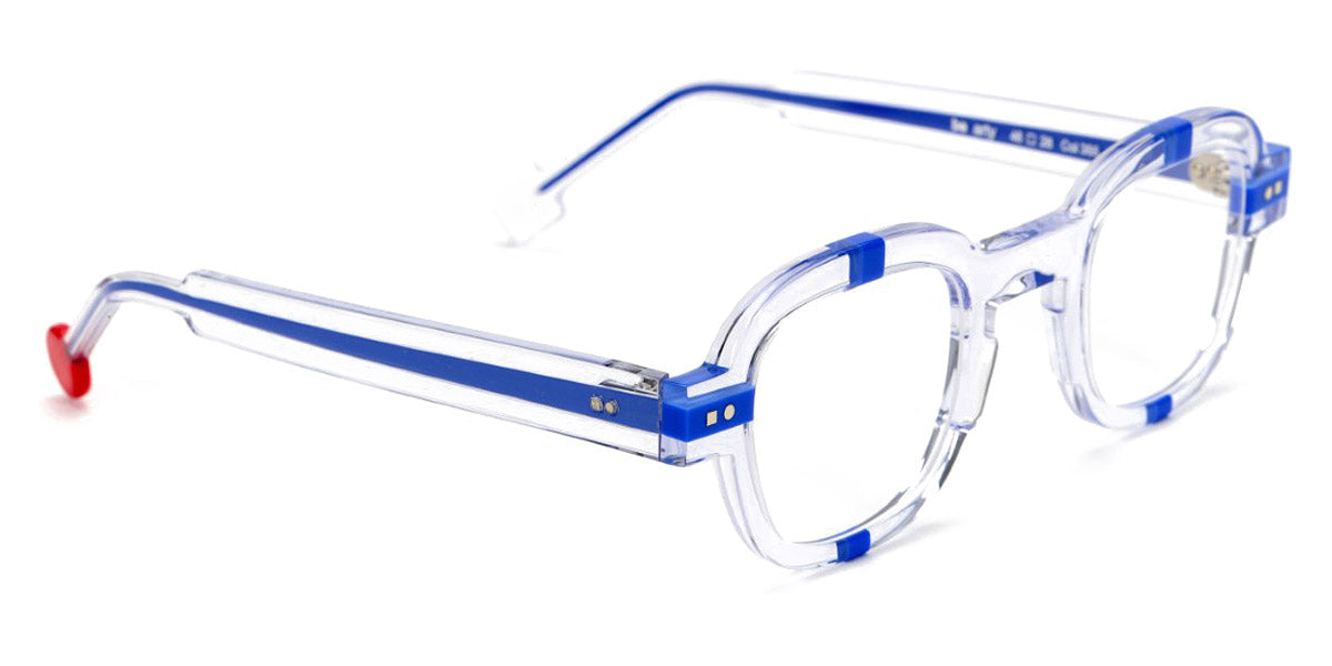 Sabine Be® Be Arty SB Be Arty 355 46 - Shiny Crystal / Shiny Majorelle Blue Eyeglasses