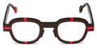 Sabine Be® Be Arty SB Be Arty 394 46 - Matt Glossy Brown / Matt Red Eyeglasses