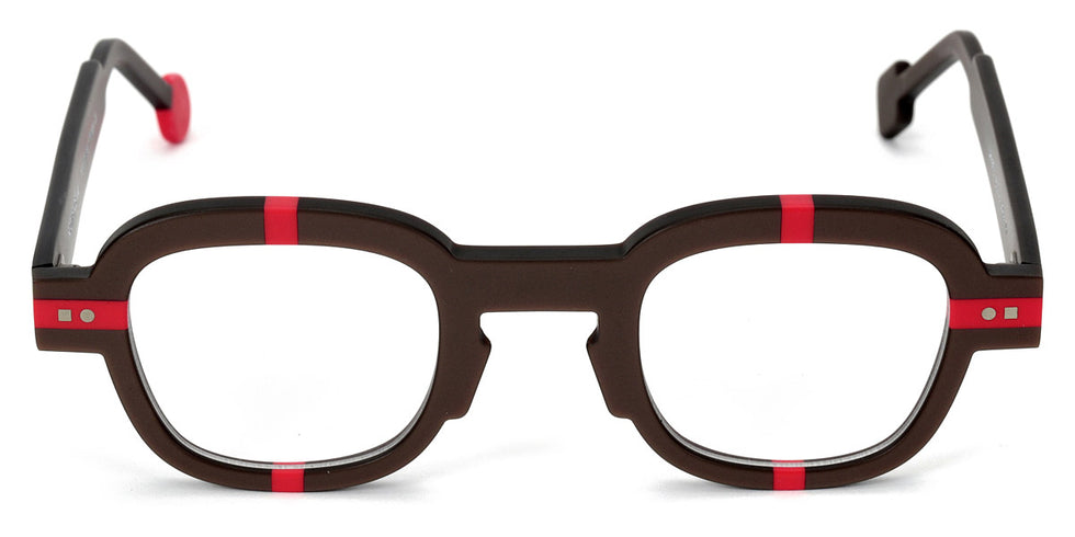 Sabine Be® Be Arty SB Be Arty 394 46 - Matt Glossy Brown / Matt Red Eyeglasses