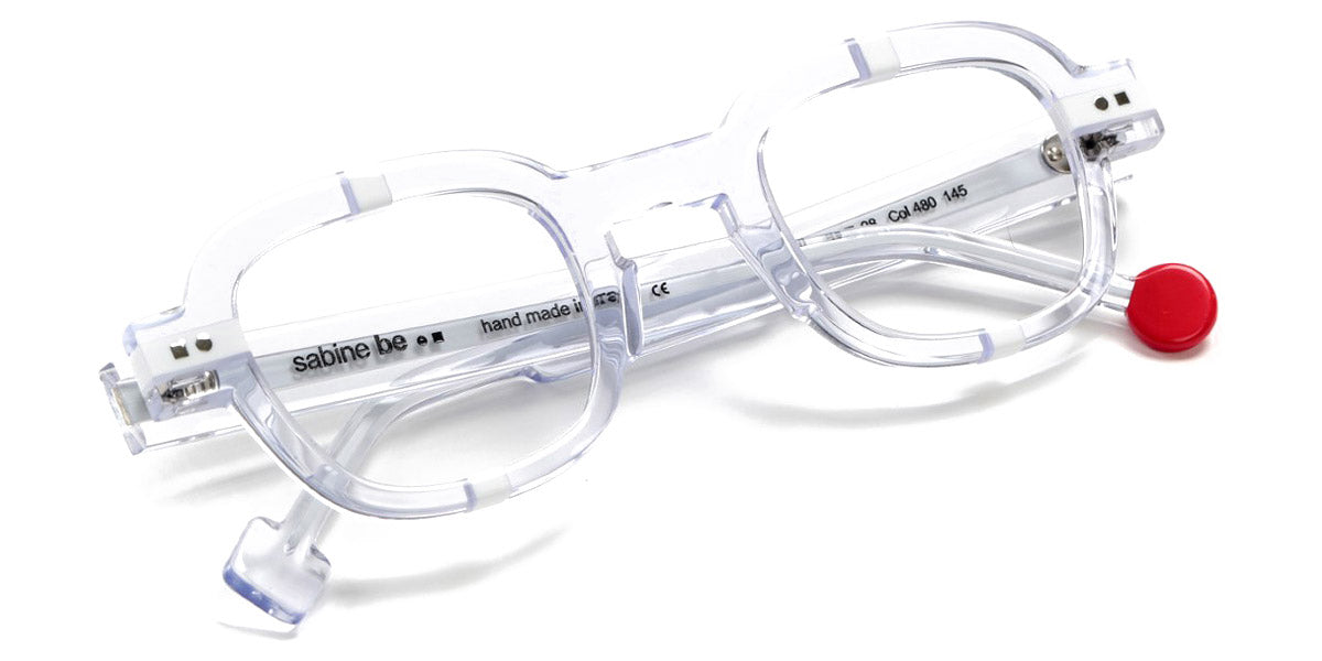 Sabine Be® Be Arty SB Be Arty 480 46 - Shiny Crystal / Shiny White Eyeglasses