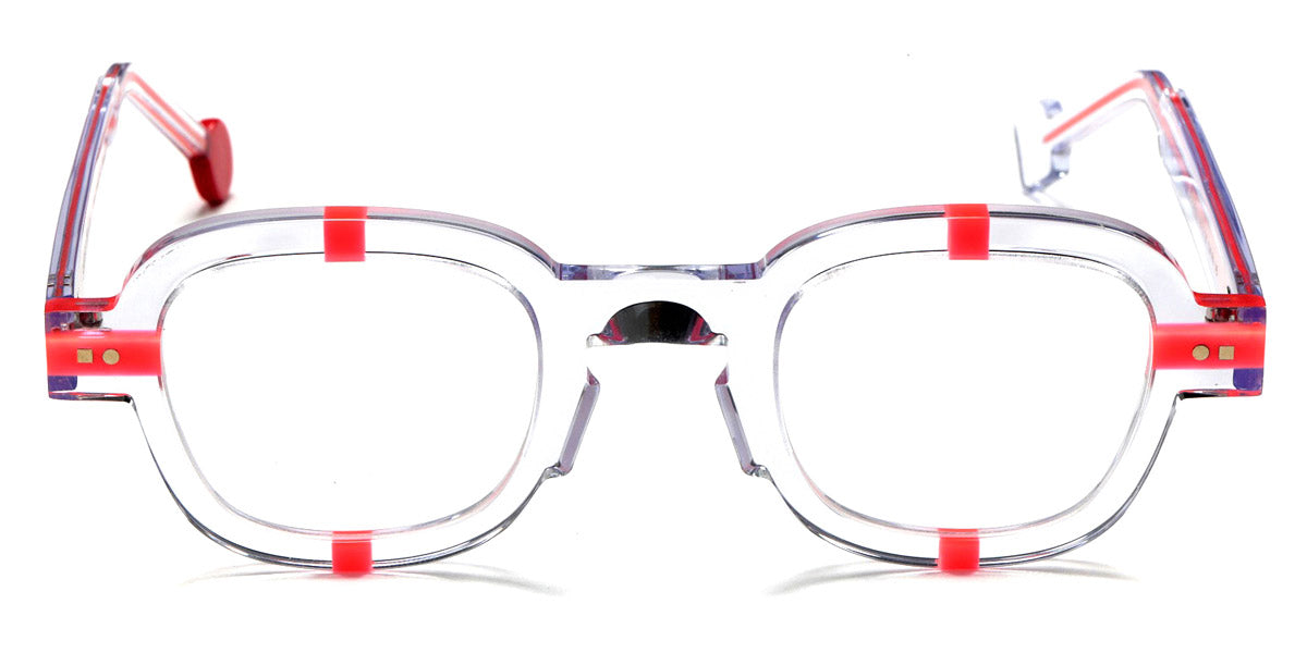 Sabine Be® Be Arty SB Be Arty 761 46 - Shiny Crystal / Shiny Miami Neon Orange Eyeglasses