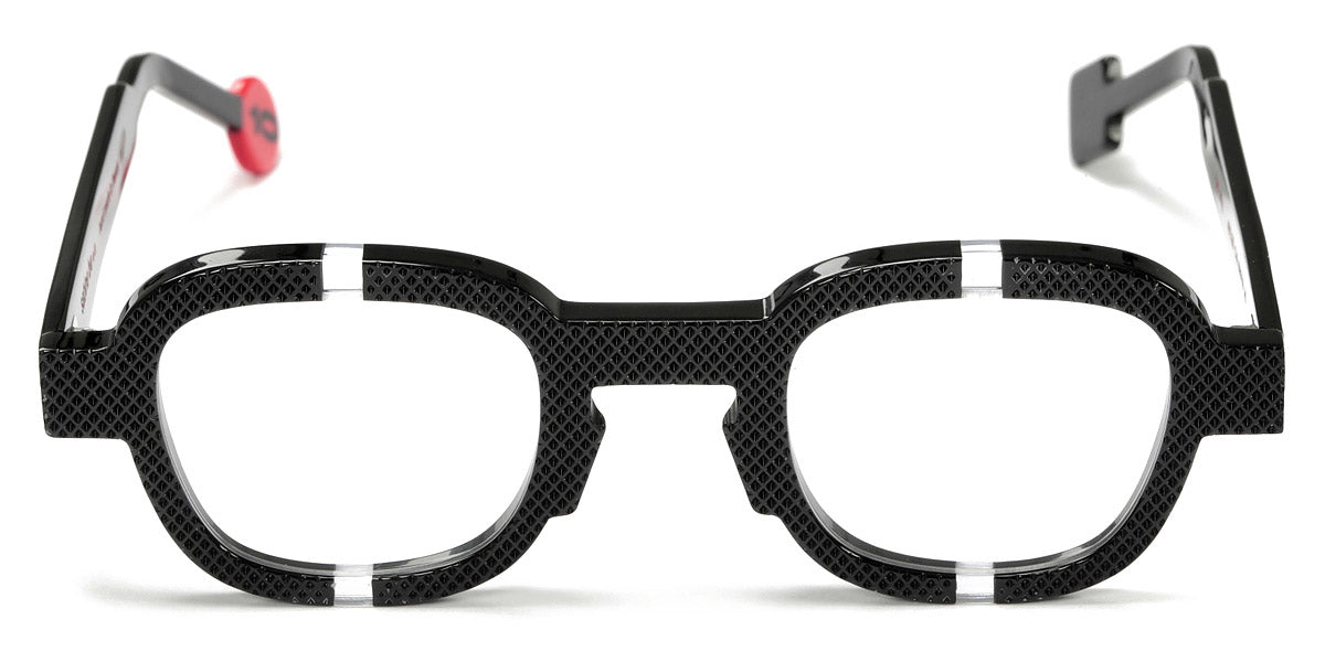 Sabine Be® Be Arty SB Be Arty black08 46 - Shiny Black Diamond Tips / Shiny Crystal Eyeglasses