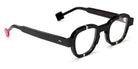 Sabine Be® Be Arty SB Be Arty black08 46 - Shiny Black Diamond Tips / Shiny Crystal Eyeglasses