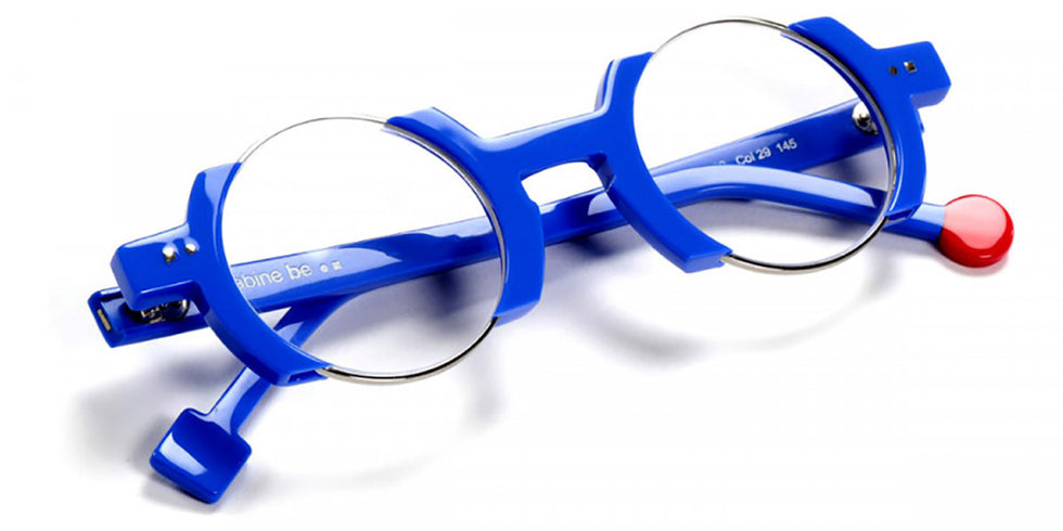 Sabine Be® Be Balloon - Shiny Blue Klein / Polished Palladium Eyeglasses