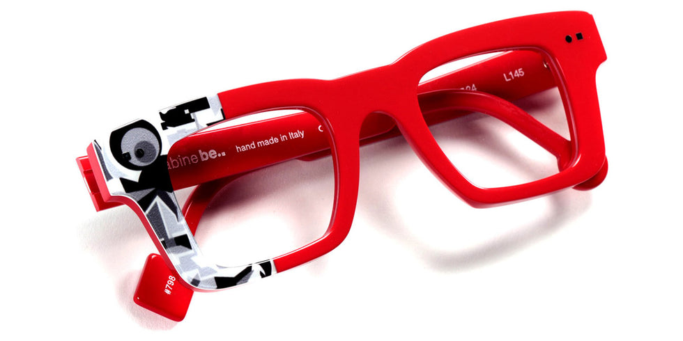 Sabine Be® Be Better SB Be Better 798 45 - Shiny Red / Painted Eyeglasses