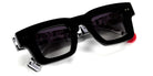 Sabine Be® Be Better Sun SB Be Better Sun 795 42 - Shiny Black / Painted B&W Inside Sunglasses