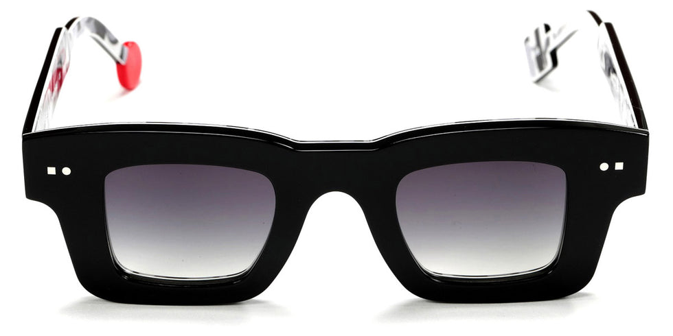 Sabine Be® Be Better Sun SB Be Better Sun 795 42 - Shiny Black / Painted B&W Inside Sunglasses