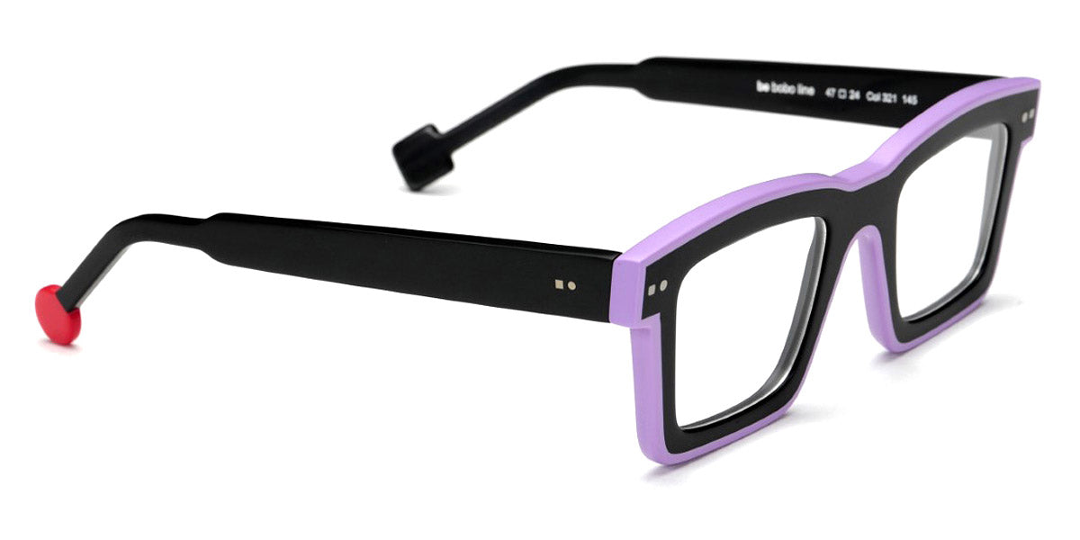 Sabine Be® Be Bobo Line SB Be Bobo Line 321 47 - Matt Graphite Gray / Matt Purple Eyeglasses