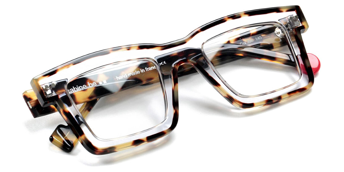 Sabine Be® Be Bobo Line SB Be Bobo Line 396 47 - Shiny Crystal / Shiny Tokyo Tortoise Eyeglasses