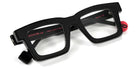 Sabine Be® Be Bobo Line SB Be Bobo Line black05 47 - Shiny Black Diamond Tips / Shiny Black Eyeglasses