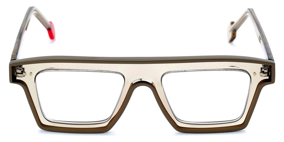 Sabine Be® Be Bold Line - Shiny Translucent Taupe / Shiny Solid Taupe Eyeglasses