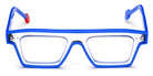 Sabine Be® Be Bold Line - Shiny Crystal / Shiny Blue Klein Eyeglasses
