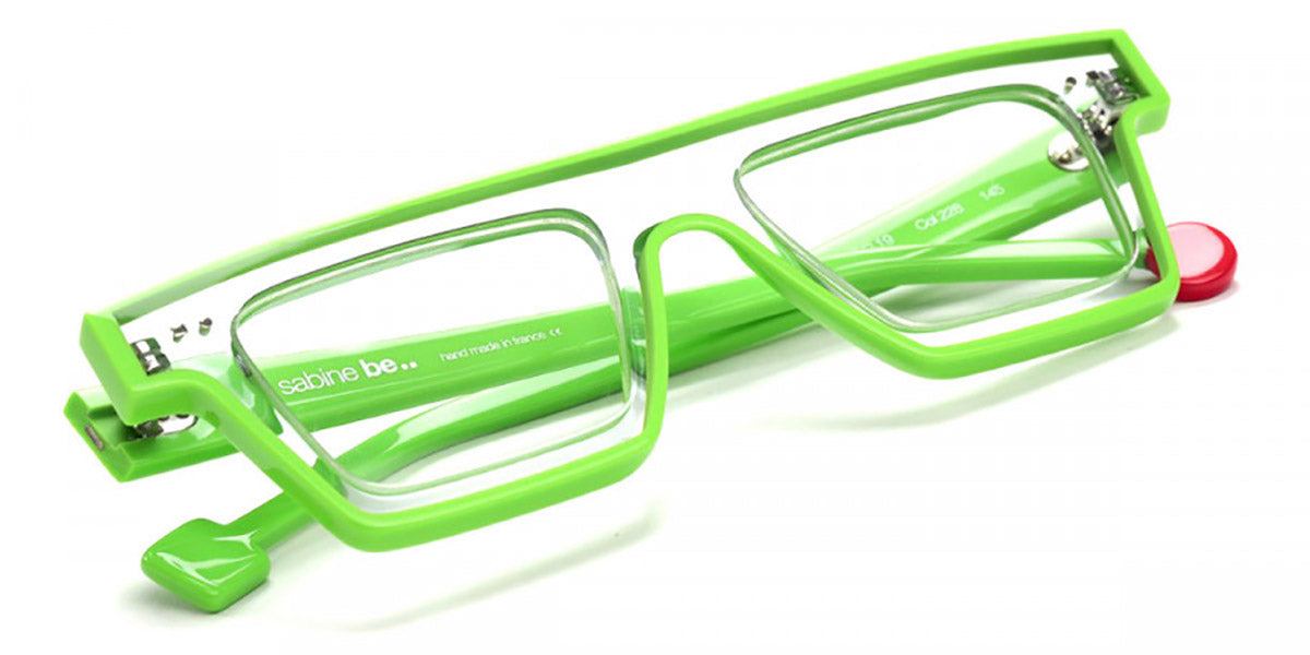 Sabine Be® Be Bold Line - Shiny Crystal / Shiny Prairie Green Eyeglasses