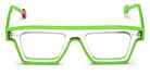 Sabine Be® Be Bold Line - Shiny Crystal / Shiny Prairie Green Eyeglasses