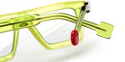 Sabine Be® Be Bold Line SB Be Bold Line 384 46 - Shiny Translucent Lime / Shiny Yellow Eyeglasses