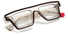 Sabine Be® Be Bold Line SB Be Bold Line 385 46 - Shiny Translucent Brown / Shiny Brown Eyeglasses