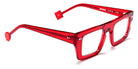Sabine Be® Be Bossy SB Be Bossy 16 49 - Shiny Translucent Red Eyeglasses