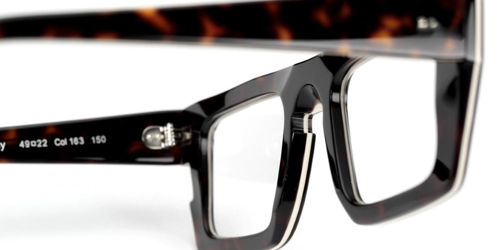 Sabine Be® Be Bossy - Shiny Dark Tortoise / White / Shiny Dark Tortoise Eyeglasses
