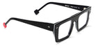 Sabine Be® Be Bossy - Shiny Midnight Blue / White / Shiny Navy Blue Eyeglasses