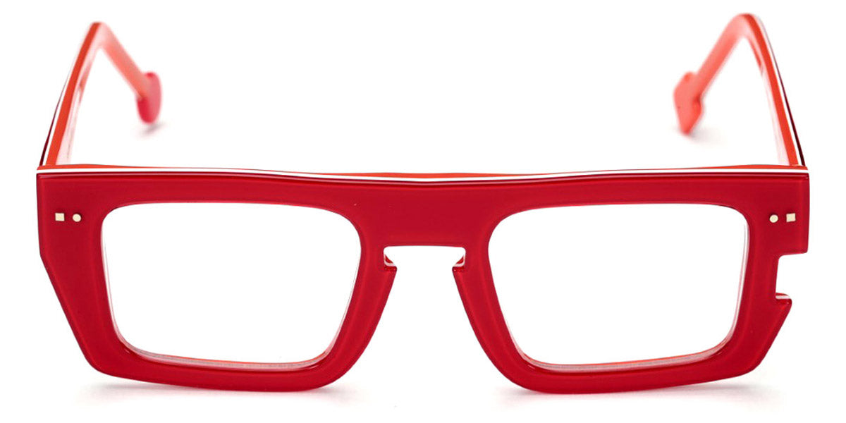 Sabine Be® Be Bossy - Shiny Translucent Red / White / Shiny Orange Eyeglasses