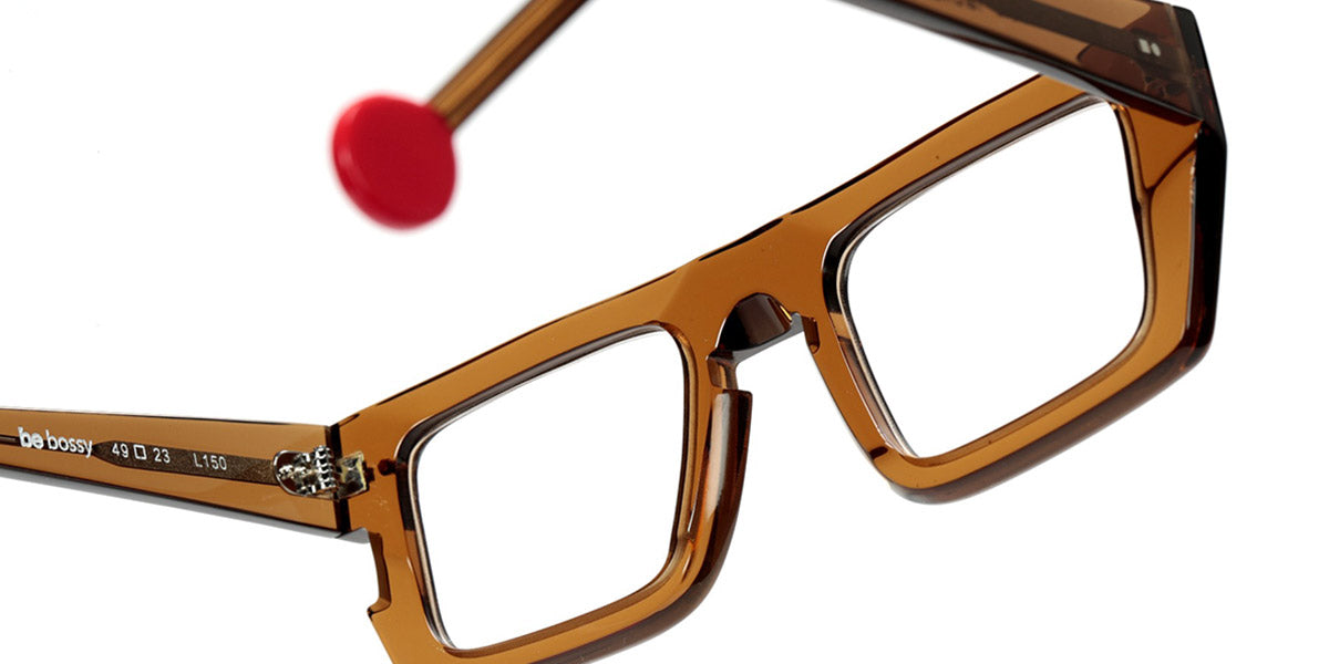 Sabine Be® Be Bossy SB Be Bossy 805 49 - Shiny Translucent Cognac Eyeglasses
