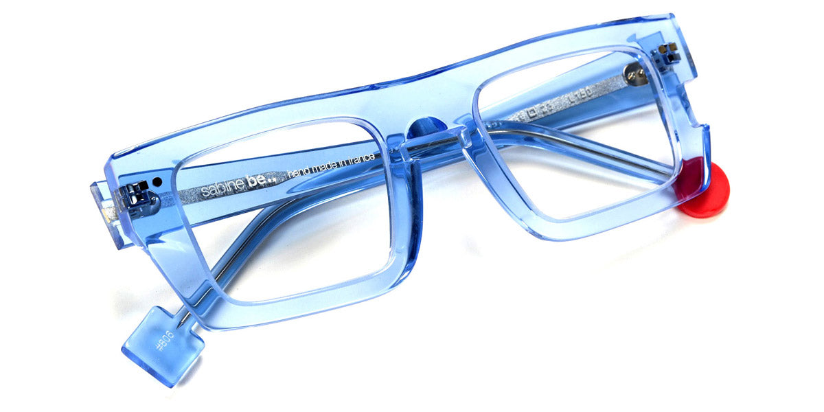 Sabine Be® Be Bossy SB Be Bossy 806 49 - Shiny Translucent Light Blue Eyeglasses