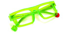 Sabine Be® Be Bossy SB Be Bossy 808 49 - Shiny Translucent Green Neon Eyeglasses
