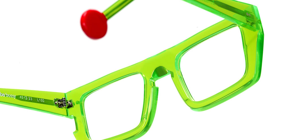 Sabine Be® Be Bossy SB Be Bossy 808 49 - Shiny Translucent Green Neon Eyeglasses