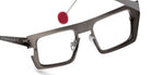 Sabine Be® Be Bossy Slim - Polished Ruthenium Eyeglasses